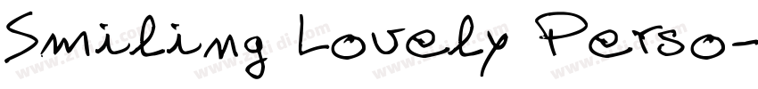 Smiling Lovely Perso字体转换